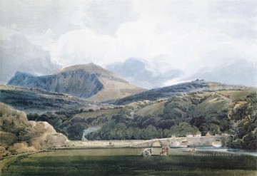  Aquarelle Tableau - Mynn aquarelle peintre paysages Thomas Girtin